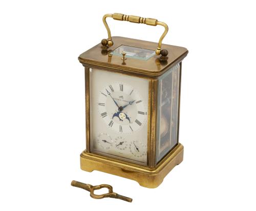 RELOJ SUIZO DE SOBREMESA O CARRUAJE, MARCA MATTHEW NORMAN (