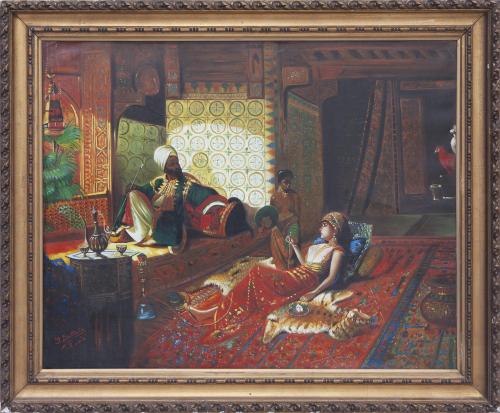 INTERIOR DEL HARÉN DE PALACIO JUNTO AL EMIR