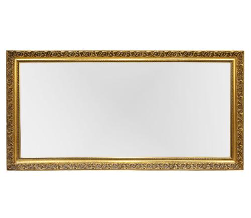 ESPEJO DE PARED EN MADERA TALLADA CON MOTIVOS VEGETALES