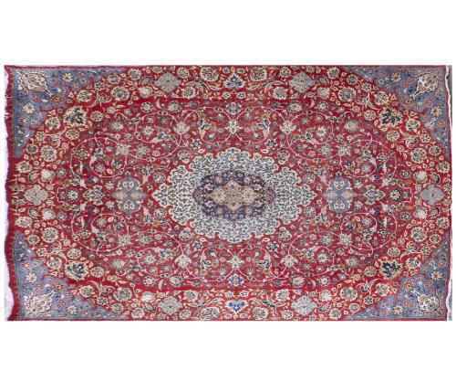 ALFOMBRA EN LANA CON MOTIVOS GEOMÉTRICOS, ESTILO PERSA MODE