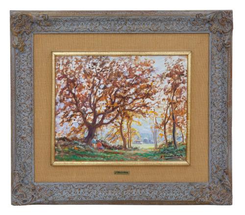 "PAISAJE OTOÑAL CON PAREJA"