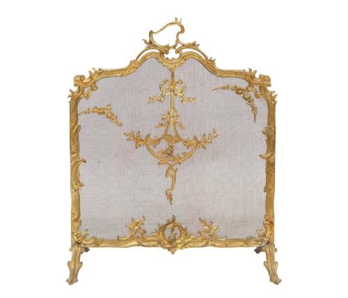 PANTALLA PARA CHIMENEA ESTILO LUIS XV