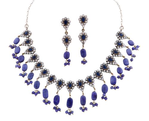 Conjunto gargantilla y pendientes