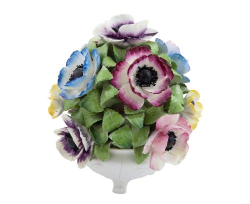 BOUQUET DE FLORES EN PORCELANA FINA