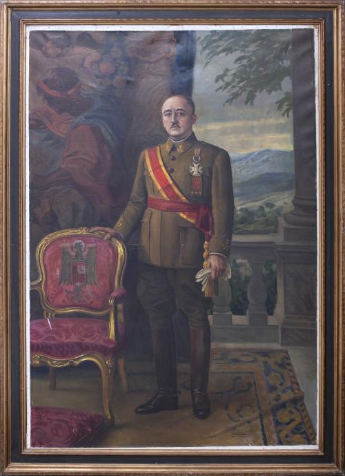 "RETRATO DEL GENERALISIMO FRANCO"