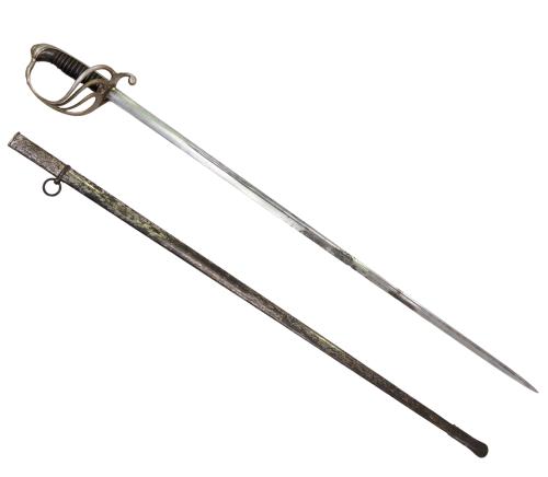 SABLE FRANCÉS DE OFICIAL DE INFANTERÍA, MODELO 1882.
