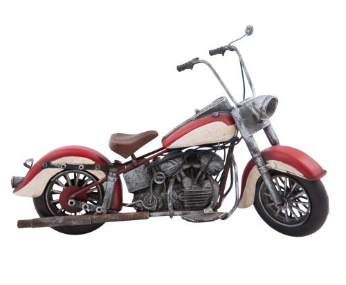 MOTOCICLETA CLÁSICA DECORATIVA