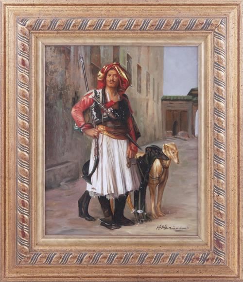 COPIA DE LA OBRA ORIGINAL 'ARNAUT DU CAIRE', 1871 DEL AUTOR