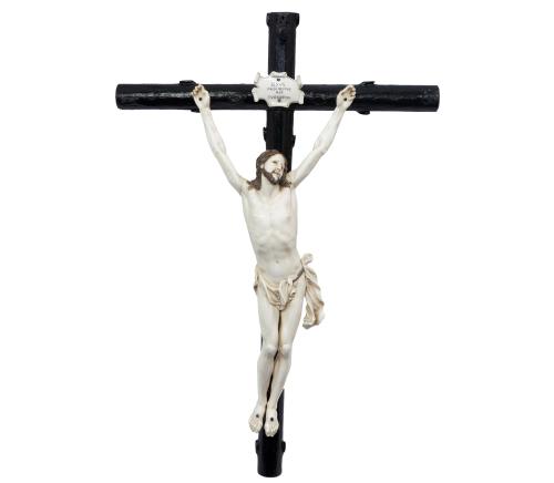 TALLA DE CRISTO CRUCIFICADO EN MARFIL (Finales S. XIX)