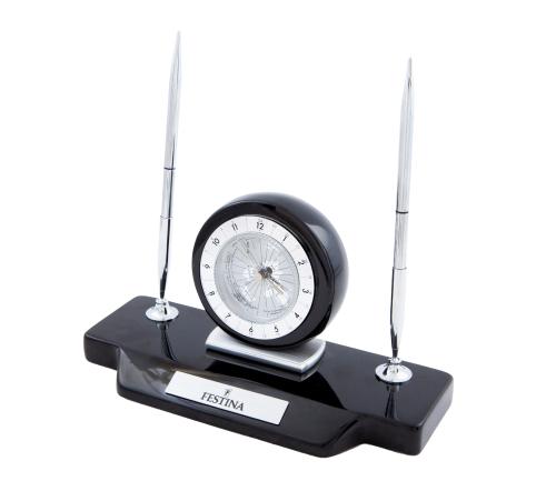 RELOJ DE SOBREMESA TIPO ESCRIBANÍA, MARCA FESTINA