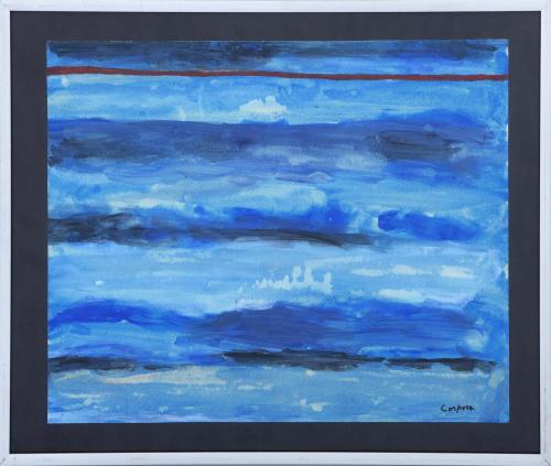 "COMPOSICIÓN ABSTRACTA EN AZUL"